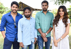 Naga Chaitanya Savyasachi Movie Working Stills